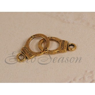 Подвеска мет.№381 10х36мм цв.Gold (цена за 1шт)